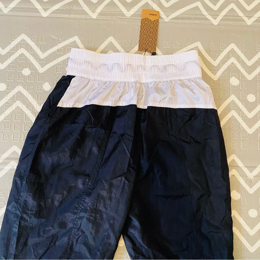 Umbro Kids Navy Joggers with White Accents
